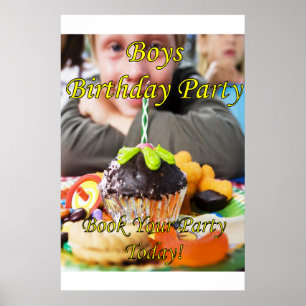 Salon-Frisörposter Jungen-Geburtstag-Haarschnitt Poster