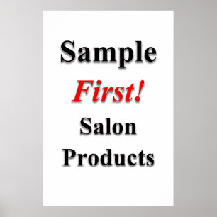 Salon-Frisörposter Musterverkaufsprodukte Poster