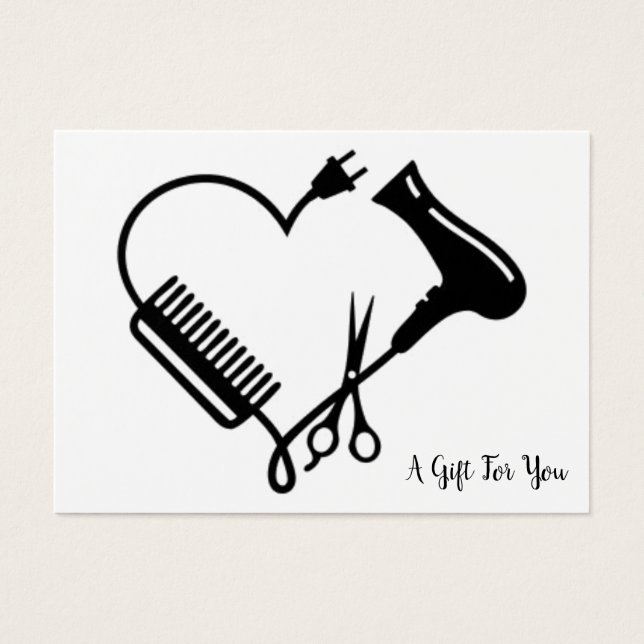 Salon-Geschenkgutschein (Vorderseite)