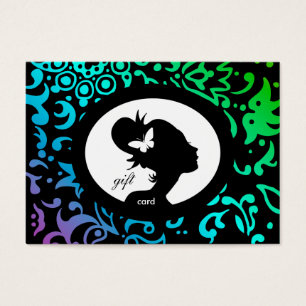 Salon Gift Card Butterfly Frau GBP