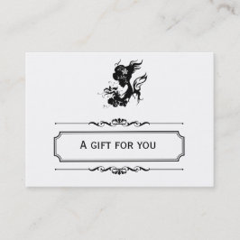 Salon Gift Certificate (Black) Rabattkarte