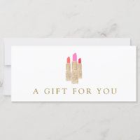 Salon Gold Sequin Lipstick - Geschenkzertifikat 2
