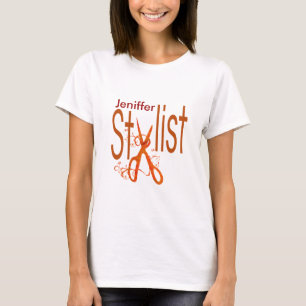 Salon Hair Stylist Uniform Business Beruf T-Shirt