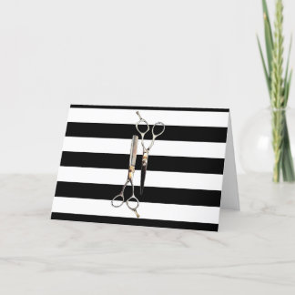 Salon-Kundenkarten Feiertagskarte