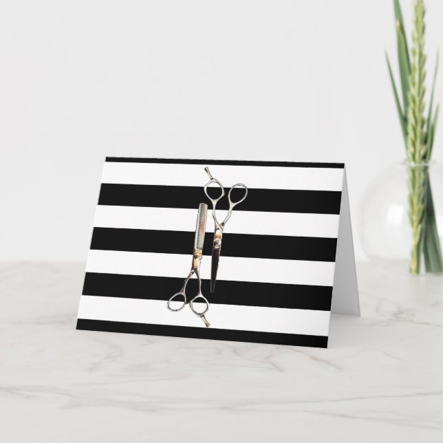 Salon-Kundenkarten Feiertagskarte (Vorderseite)