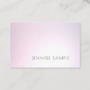 Salon Modernes Elegantes Design Beruflich Schlicht Visitenkarte