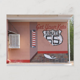 Salon Mural auf Route 66, New Mexico Postkarte