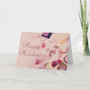 Salon oder Wellness-Center Weihnachts-/Feiertagska Feiertagskarte