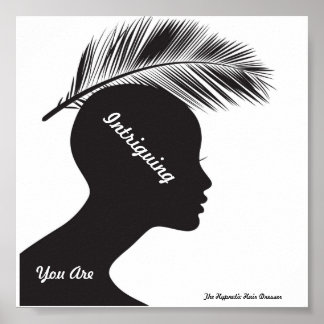 Salon Poster Priming Words Hypnotic Haar Dresser