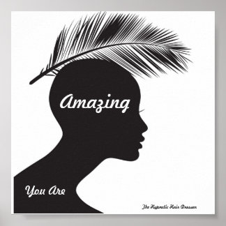 Salon Poster Priming Words Hypnotic Haar Dresser