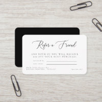 Salon Refer a Friend Name Discount gerundet