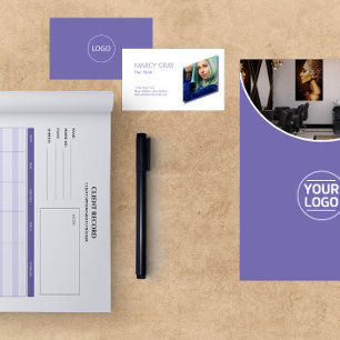 Salon Services Custom Foto Business Card Visitenkarte