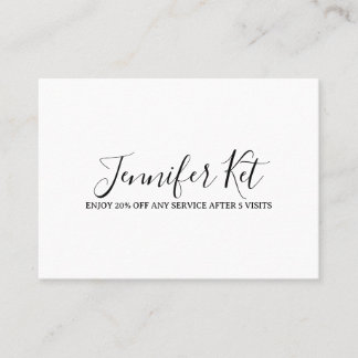 Salon spa business discount offer website visits a rabattkarte