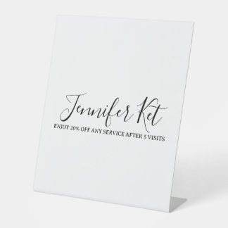 Salon spa business discount offer website visits a sockelschild