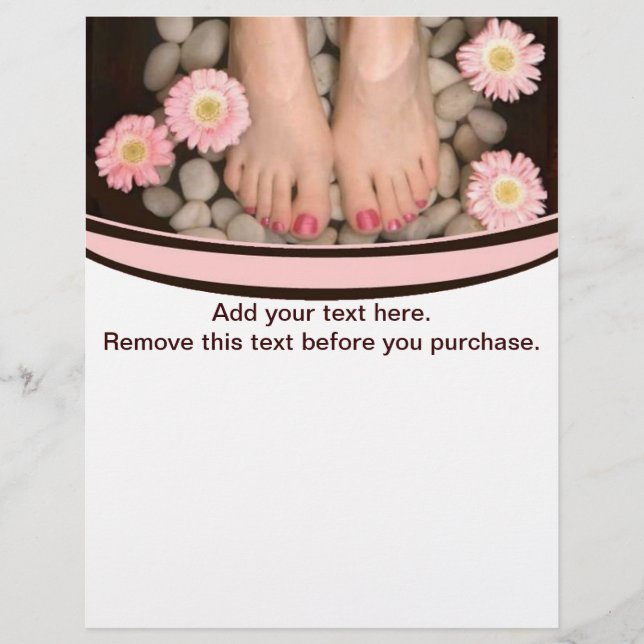 Salon Spa Flyer (Vorne)