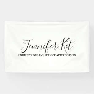 Salon-Spa-Geschäft Rabatt Angebot Website Besuche Banner