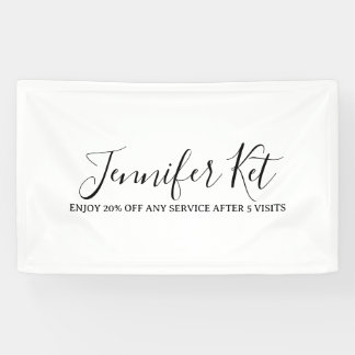 Salon-Spa-Geschäft Rabatt Angebot Website Besuche Banner