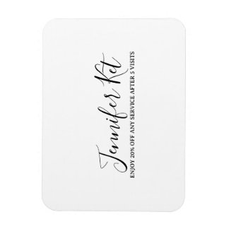 Salon-Spa-Geschäft Rabatt Angebot Website Besuche  Magnet