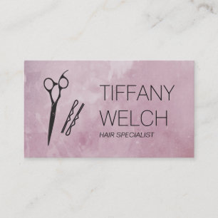 Salon Stylish Grunge Visitenkarte