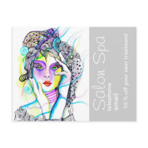 Salon- und Wellness-Center-Werbung