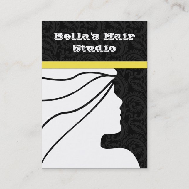 Salon-Visitenkarten Terminkarte (Vorderseite)