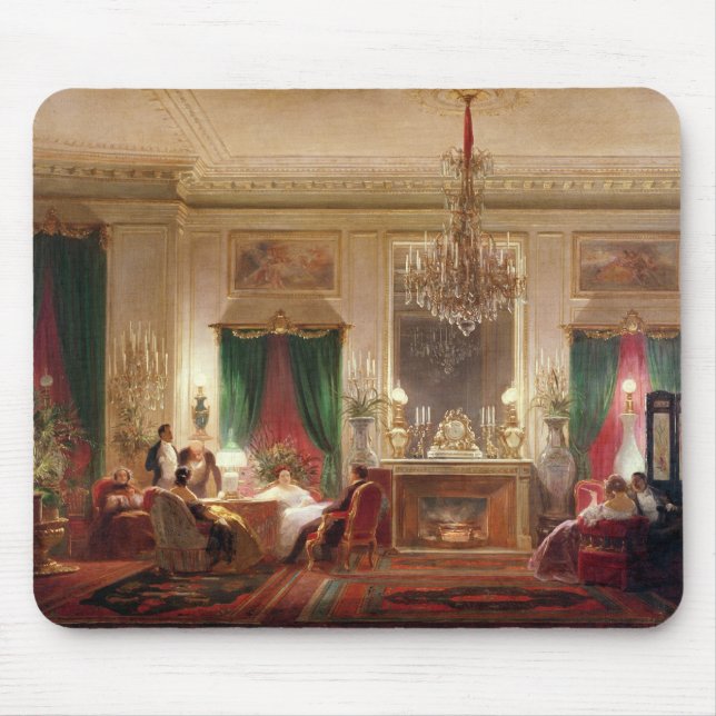 Salon von Prinzessin Mathilde Bonaparte Mousepad (Vorne)
