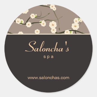 Salon Wellness-Center Blütenkirschblüte Aufkleber