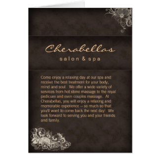 Salon-Wellness-Center-Broschüren-Beige Brown