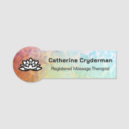 Salon Wellness-Center Classic Name Tag Namensschild