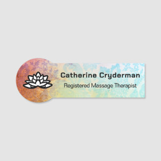 Salon Wellness-Center Classic Name Tag Namensschild