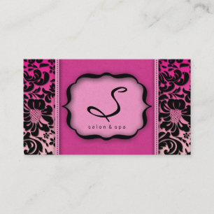 Salon-Wellness-Center-Geschäfts-Karten-Rosa-Damas Visitenkarte