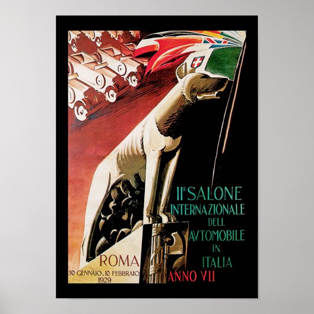 Salone Internazionale Automobile ~ Roma Poster (Vorne)