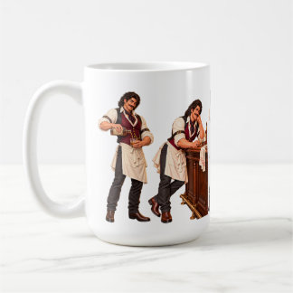 Saloon Life Barkeeper — Wild West Charakter Kaffeetasse
