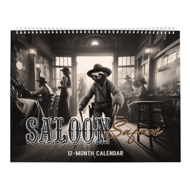 Saloon Safari Calendar Kalender (Titelbild)