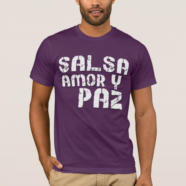 Salsa Amor y Paz T-Shirt (Vorderseite)