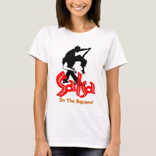 Salsa auf dem Quadrat T! T-Shirt