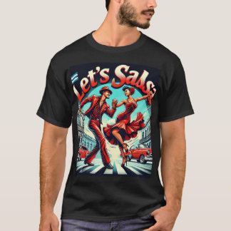 Salsa Bold und Vibrant Salsa Dance T - Shirt gelas