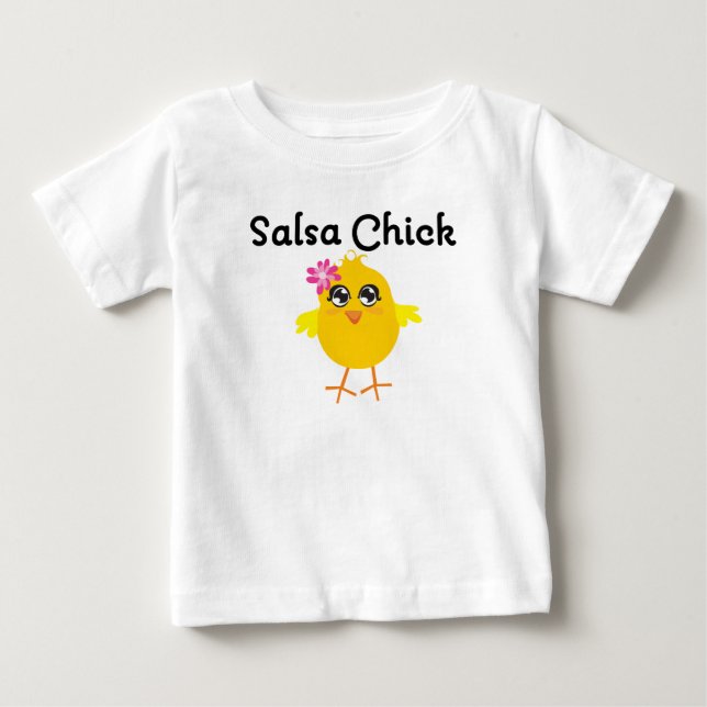 Salsa Chick Baby T-shirt (Vorderseite)