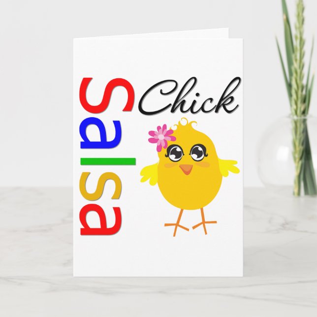 Salsa Chick Karte (Vorderseite)