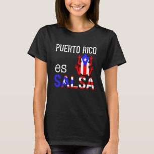 Salsa Coqui Puerto Rico Boricua Puerto Rico Pr Sa T-Shirt