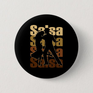 Salsa Dance for Latin music Dance Salsa Button