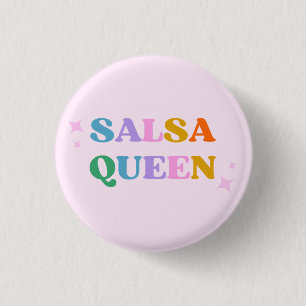 Salsa Dance Queen latin Button