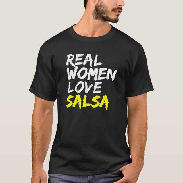 Salsa Dancer Partner Liebe Salsa T-Shirt (Vorderseite)