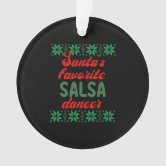 Salsa Dancer Ugly Weihnachtsgeschenk Ornament