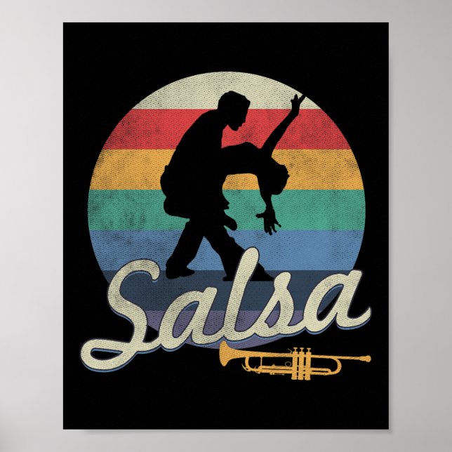 Salsa Dancing Latin Salsero Poster (Vorne)