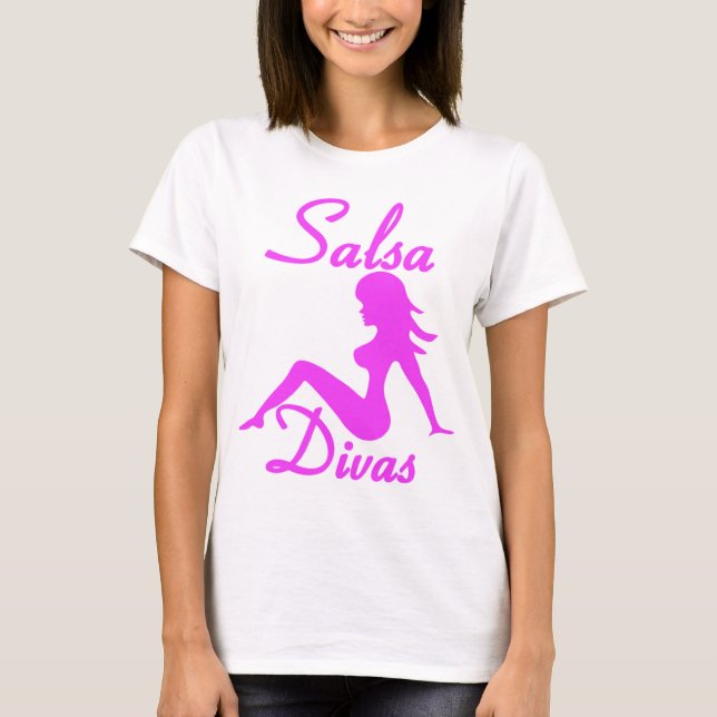 Salsa-Diva-Tanz-Shirt T-Shirt (Vorderseite)