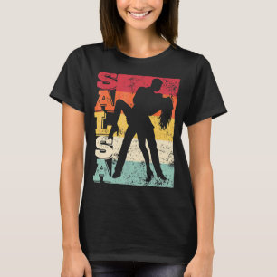 Salsa-Festival Vintage Lateinamerikanischer Tanz f T-Shirt