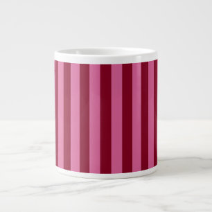 Salsa Flamingo Rosa Streifen Jumbo-Tasse