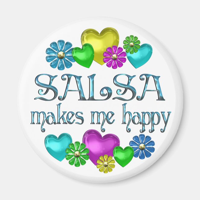 Salsa Glück Magnet (Vorne)