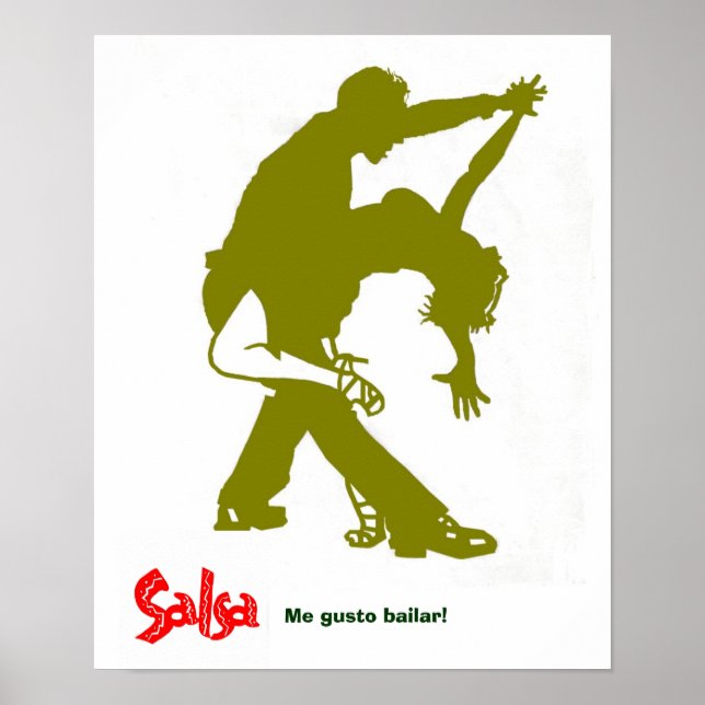 Salsa Gold Print! Poster (Vorne)